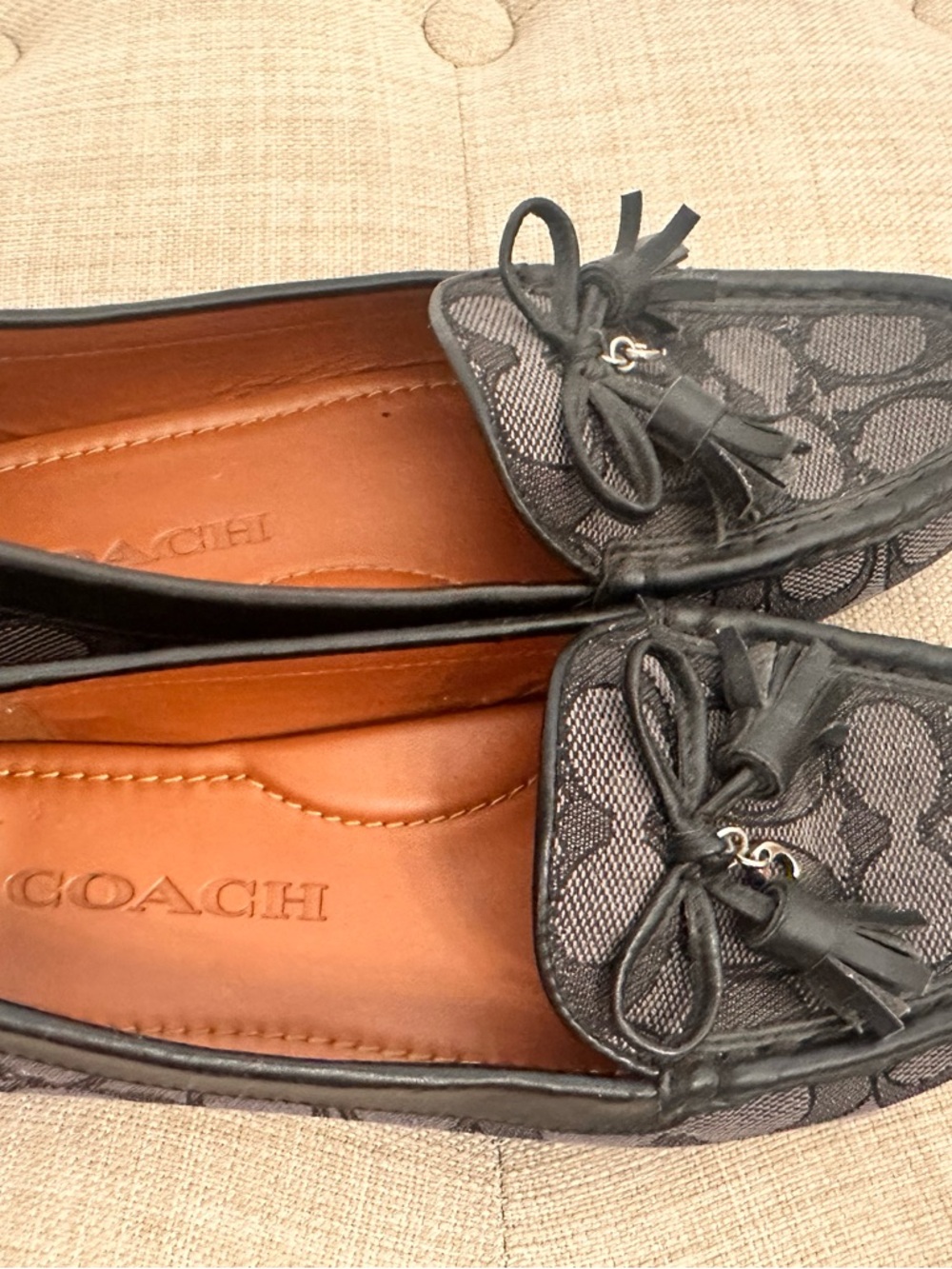 Coach Moira Loafer Mules Size 5B - Picture 4 of 11